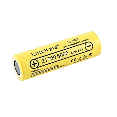 100Pcs LiitoKala Lii-50E 21700 5000Mah แบตเตอรี่แบบชาร์จไฟได้3.7V 5C ...