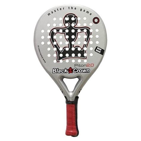 Black Crown Piton Padel Racket White Smashinn