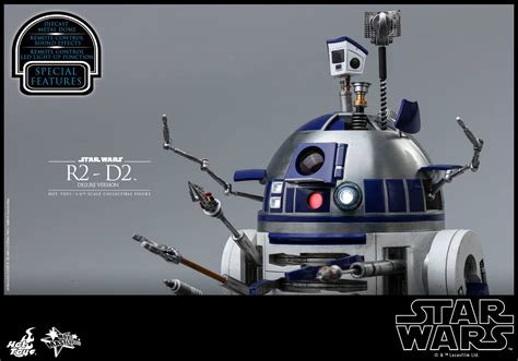 Action Figure R2D2 Star Wars MMS511 Deluxe Version Escala 1 6 Hot Toys Toyshow Tudo De