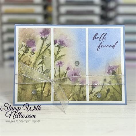 Thoughtful Journey Triptych Card Stamp With Nellie In 2024 Stampin