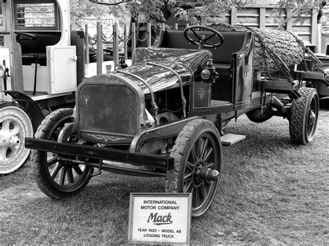 1920 Mack Ab Logging Truck Taken At The Atca Antique Truc Flickr