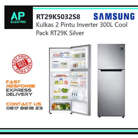 Jual Samsung Rt K S Kulkas Pintu Inverter L Cool Pack Rt K