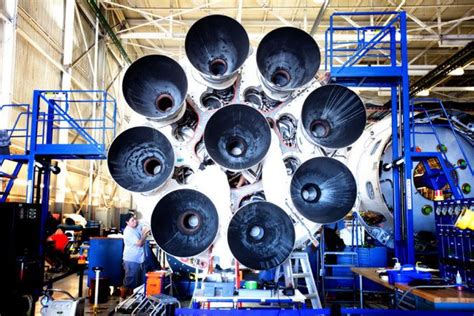 Spacex Falcon 9 Rocket Octaweb The New Circular Octaweb Engine Arrangement Of Spacex S Nine