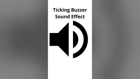 Ticking Buzzer Sound Effect Youtube