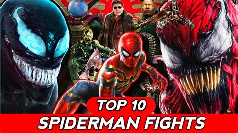 Spiderman Top 10 Fights Explained In Hindi Superbattle Youtube