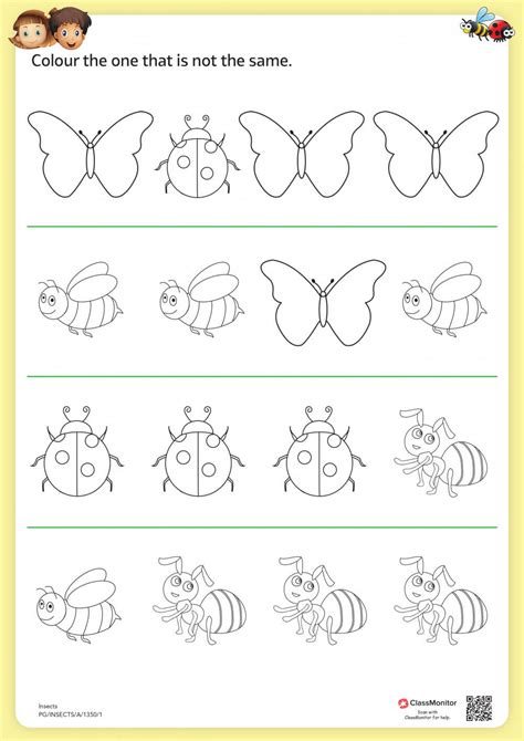 Worksheet Colour The Odd One Out Classmonitor Worksheets Library