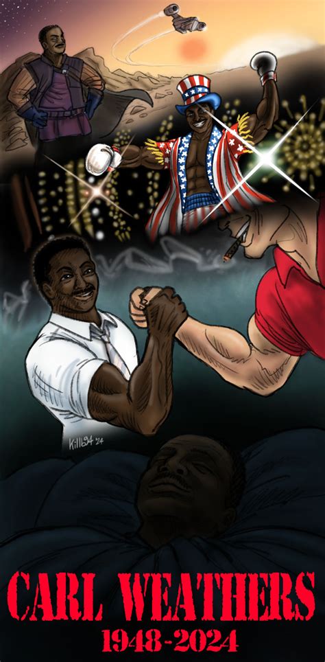 RIP Carl Weathers by killb94 on DeviantArt