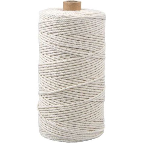 Corde En Macram Mm X M Cordon En Coton Naturel Torsad E Ficelle