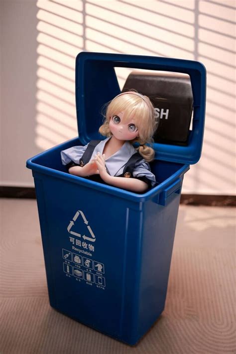 Katlyn 2ft10 88cm Blonde Cute Mini Sex Doll With PVC Head VSDoll