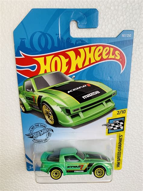 Hot Wheels Mazda RX 7 RX7 Długa Karta Zielona Lębork Kup teraz na Allegro Lokalnie