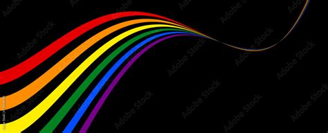 Pride Background With Lgbtq Pride Flag Colours Rainbow Stripes Background In Lgbt Gay Pride