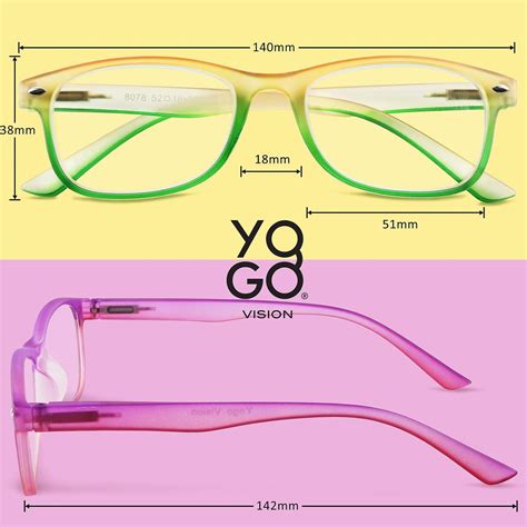 Yogo Vision Juego De Lentes De Lectura Con Luz Azul Para Hombres Y