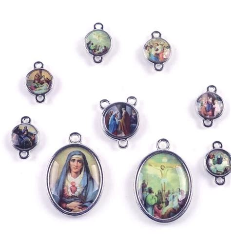 Our Lady of the Seven Sorrows Medals for Rosary Mater Dolorosa Medals ...