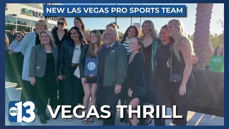 Vegas Thrill Las Vegas New Pro Volleyball Team Reveals Name Logo