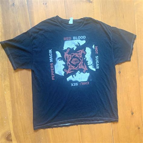 Vintage Red Hot Chill Peppers T Shirt Blood Sugar Depop