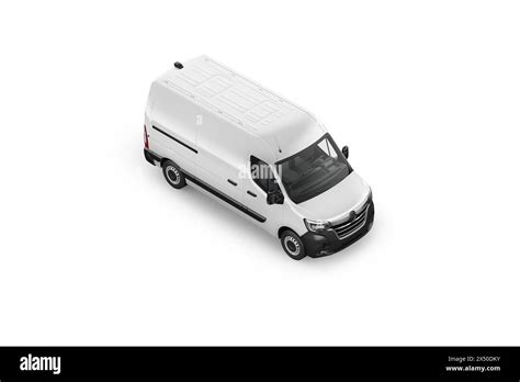 Panel Van Mockup 3d Rendering Stock Photo Alamy