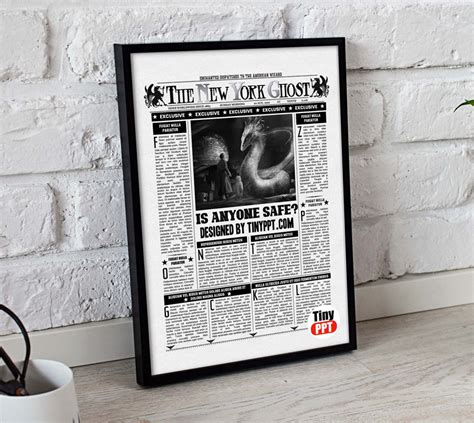 Printable Harry Potter Newspaper Tinyppt