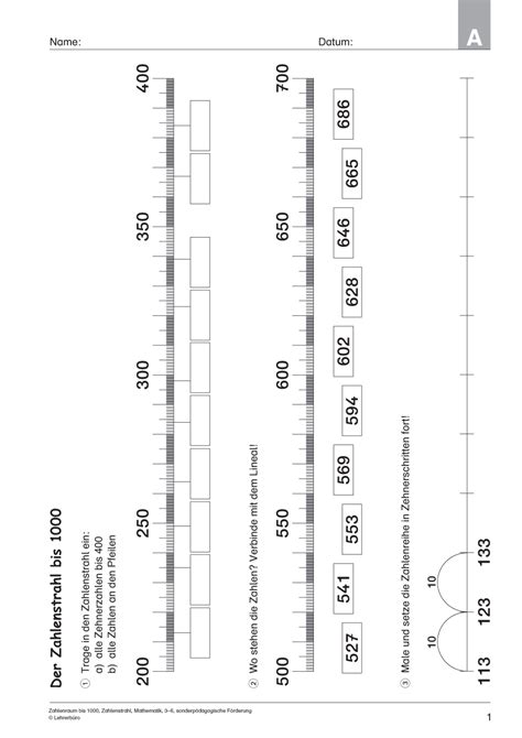 SoPäd Unterrichtsmaterial Mathematik Zahlenräume und Zahldarstellungen