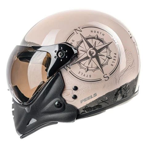 Capacete Para Moto Custom - Capacete Custom Moto Peels F-21 F21 North Fechado Motociclista Militar ...
