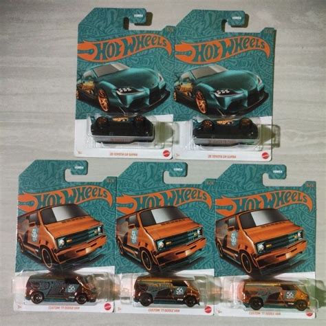 Hot Wheels Anniversary Toyota Gr Supra Dodge Van Shopee Malaysia