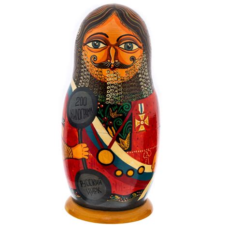 Матрешки "Русский цирк", дерево, роспись, Россия, 1991-2000 гг ...