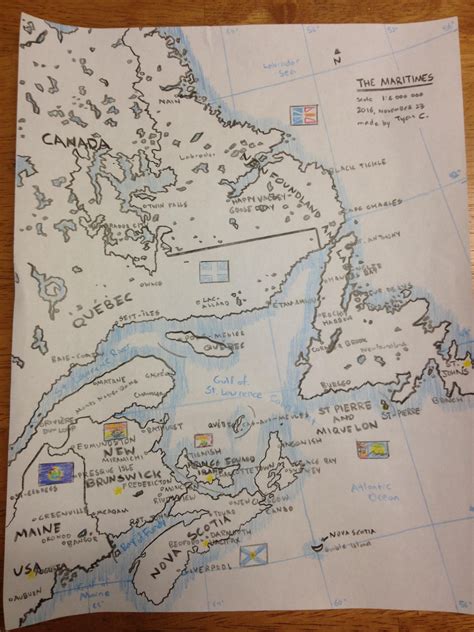 Map Of Canadian Maritime Provinces - Map Worksheets