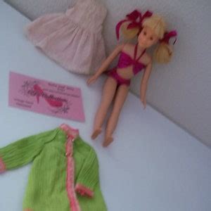 Skooter Straight Leg Blonde Hair Skippers Friend New Swimsuit Vtg Dotted Swiss Cotton