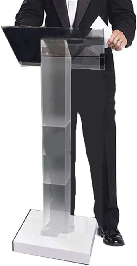 Buy Oyhmc Podium Presentation Lectern Stand Standing Movable Lecture