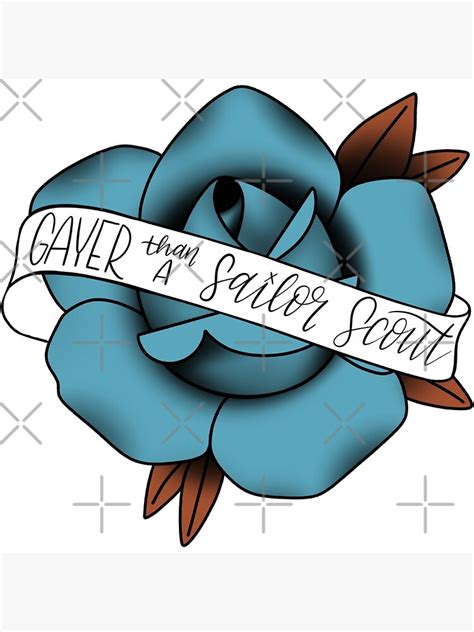 Póster Más gay que un marinero explorador de AshleyNikkiB Redbubble