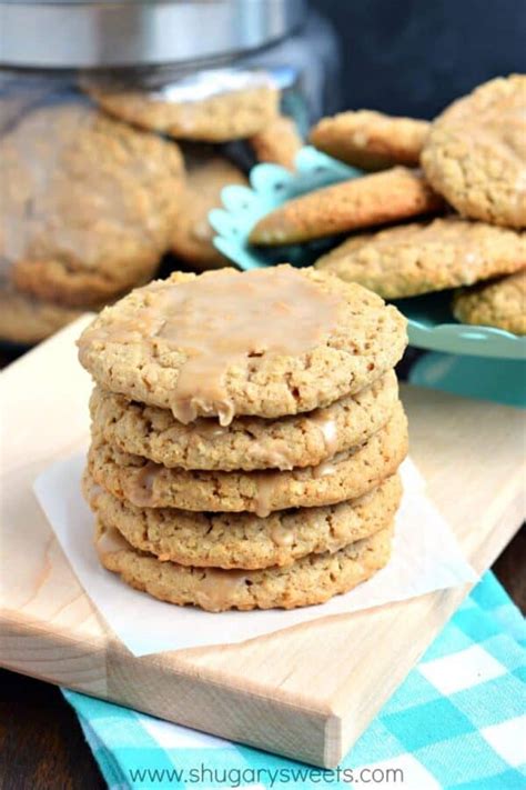 Maple Iced Oatmeal Cookies Shugary Sweets Bloglovin