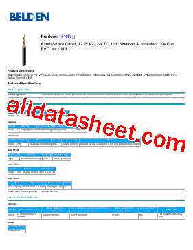 1818R-0101000 Datasheet(PDF) - Belden Inc.
