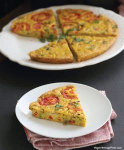 Chickpea Flour Vegetable Frittata Vegan Heritage Press