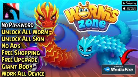 Worms Zone Io Mod Apk Terbaru Unlimited Money Unlock All Skin No