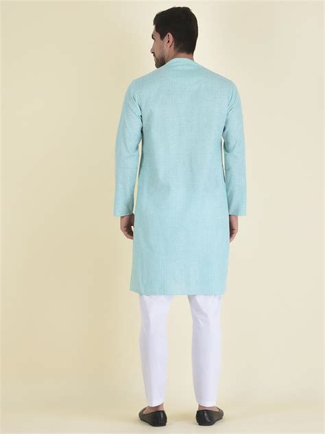 DEYANN Cotton Striped Kurta With Pyjama Set For Men Deyann