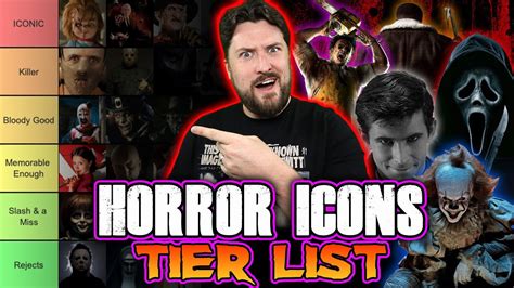 Ranking Horror Icons Tier List YouTube