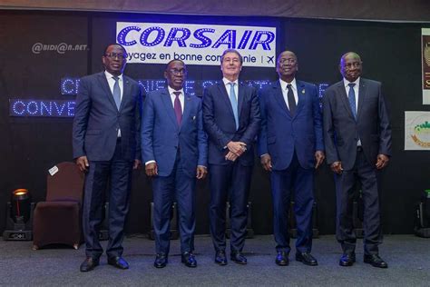 Signature De Convention Entre La Compagnie Aérienne Corsair Des