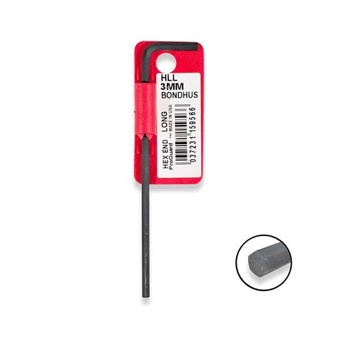 bondhus mm allen keys hex long arm proguard finish  rdg tools