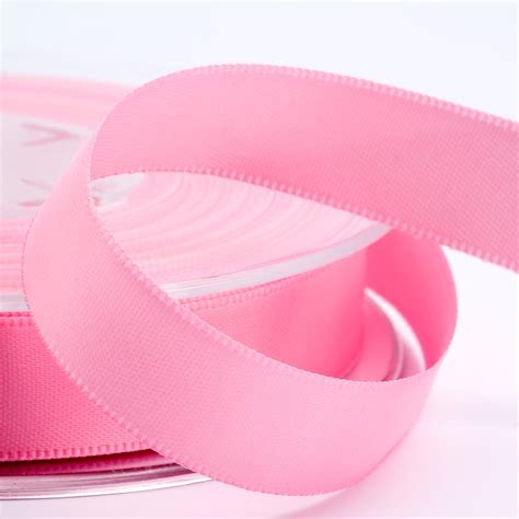 10mm Pink Satin Ribbon 25M by Favour Lane