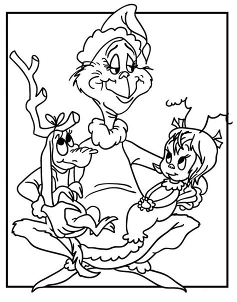 The Grinch Stole Christmas Coloring Pages Coloring Pages