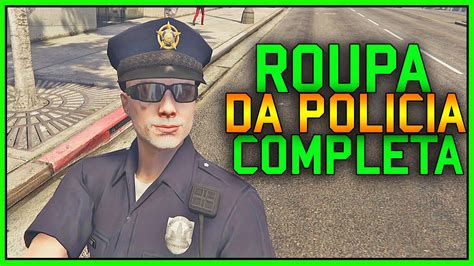 Como Pegar A Roupa Completa Da Policia Gta V Online Roupas Raras Ps