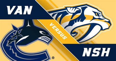 Nashville Predators vs. Vancouver Canucks | Bridgestone Arena
