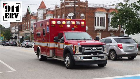 Tilton Northfield Fire Responding Ambulance 1 Youtube