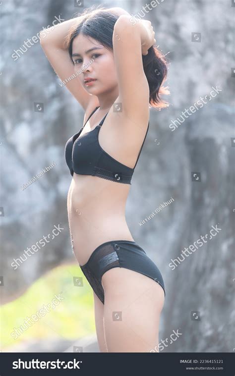 Portrait Asian Sexy Woman Wear Bikini Stock Photo Shutterstock