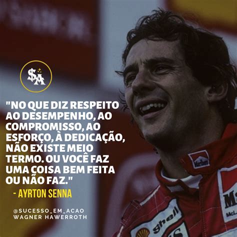 Ayrton Senna Frase Motivacional Librain