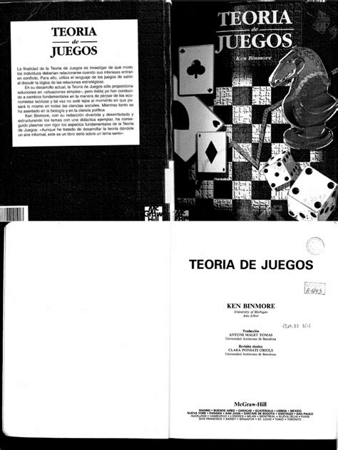 Teoria de Juegos - Ken Binmore | PDF