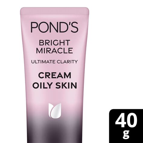 Ponds Bright Miracle Ultimate Clarity Niasorcinol Cream Oily Skin 40g