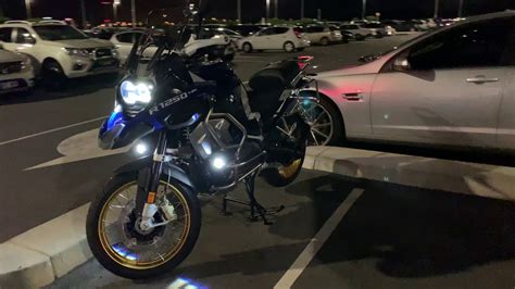 Bmw 1250 Gs Adventure 2019 Hp Night Light Show Youtube