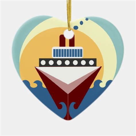 Cruise Ship Wedding Personalized Ornament Favor | Zazzle.com