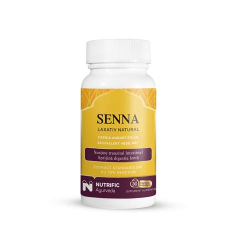 Senna Laxativ Natural 30 Capsule Vegetale Nutrific Dr Max Farmacie