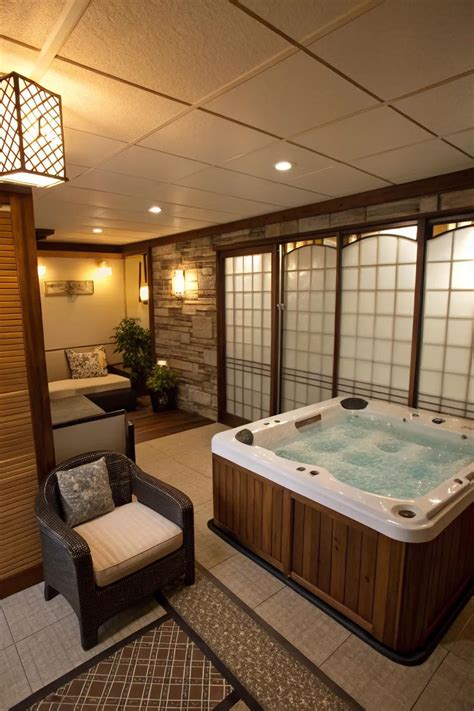 Cozy Hot Tub Room Ideas For Relaxing Retreats